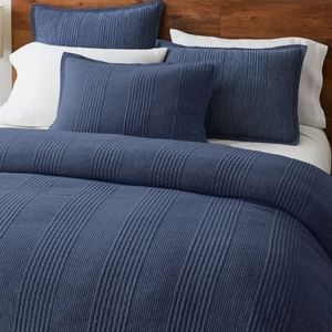 West Elm Cotton Cloud Jersey Duvet Cover & Shams set